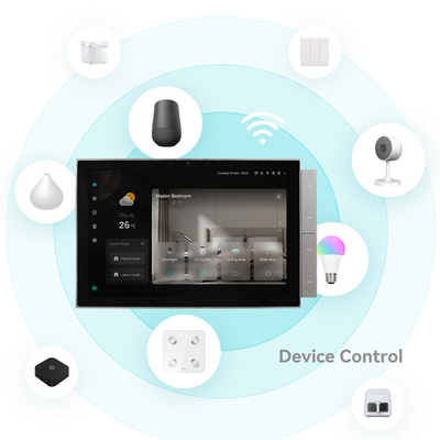 Glomarket Tuya Panel de control de hogar inteligente 10 pulgadas pantalla BLE Zigbee Gateway Edificio Intercompatible