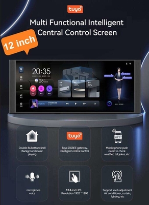 Glomarket 12 pulgadas Multifunción de la música Host pantalla táctil Zigbee Gateway Pared Panel de control central para escenas inteligentes Switch