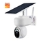 Tuya Outdoor Solar CCTV Camera 1080p Full HD Impermeable PIR Detección de movimiento PTZ Cámara