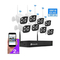 4/8 canales Wifi cámara CCTV inalámbrica 1080P HD NVR integrado sistema Linux